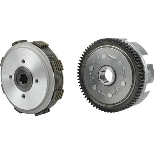 Motorcycle 5 disc 67 teeth complete manual clutch set for yx 140 150 160 horizontal motors dirt pit bicycle monkey part