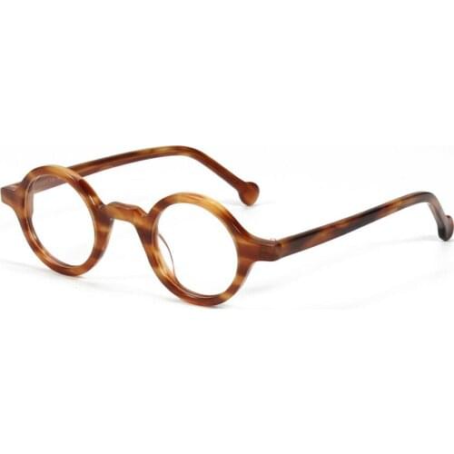 Clear Lens Glasses Stylish Small Round Frame Retro Vintage