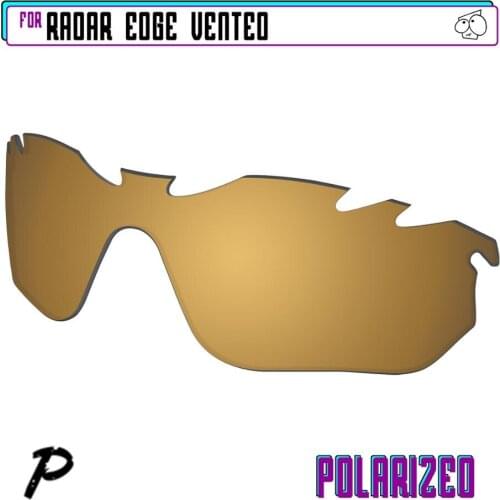 EZReplace Polarized Replacement Lenses for - Oakley Radar Edge Vented Sunglasses - Gunmetal P