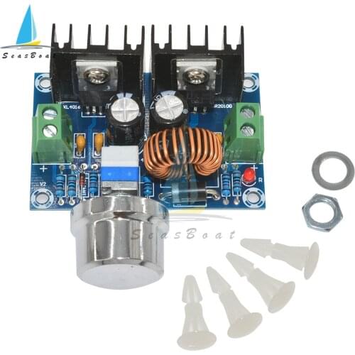 M401 DC-DC Step Down Board Buck Converter Power Supply Module XL4016 PWM Adjustable 4-40V To 1.25-36V 8A 200W Voltage Regulator