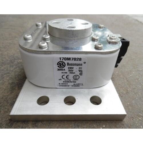 Fuses: 170M7028 3000A 690V / 170M7057 3500A 690V (4SBKN/60) aR