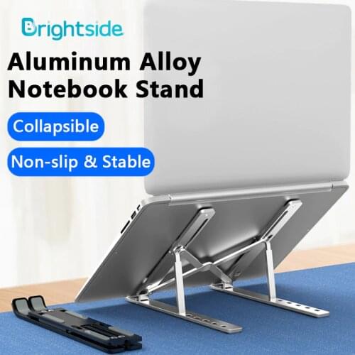 Adjustable Laptop Stand Foldable Support Base Notebook Stand for Macbook Pro Lapdesk PC Computer Laptop Holder Cooling Pad Riser