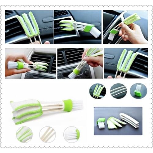 2PCS Car Air Conditioner Vent Outlet Cleaning Brush SLIT Cleaner Duster Brush for Mercedes Benz ML500 ML350 GL450 B200 B150