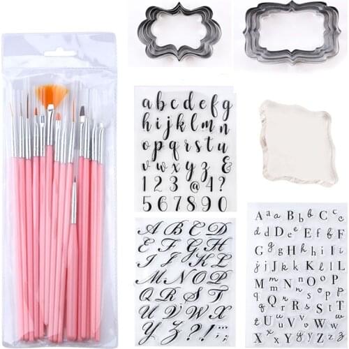 Stamps for Cookies Letters Letters Stamp Sweet Cake Decorating Tools Fondant Embossing DIY Alphabet Cutter Pastry Accessories