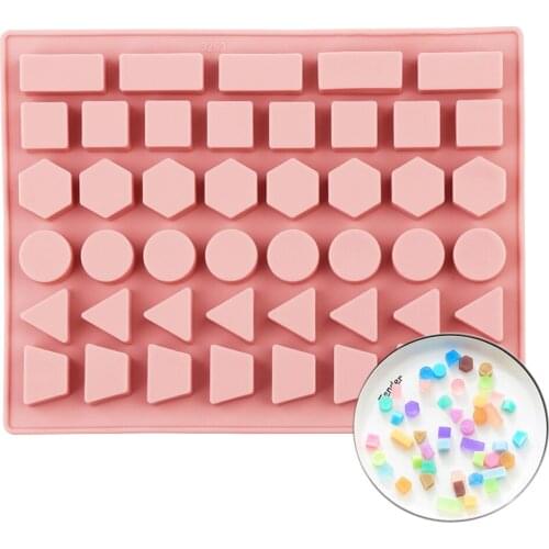 Silicone Chocolate Candy Mold Non-stick Geometric Patterns Mold For Fudge,Candy,Chocolate,Ice,Jelly,Epoxy resin DIY Baking