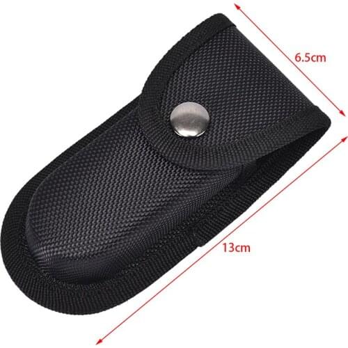 Outdoor Fold Knife Plier Bag Pouch Case Sheath Nylon Belt Loop Pocket Carry Storage Flashlight Holder Waist Pack Camp Kit Tool