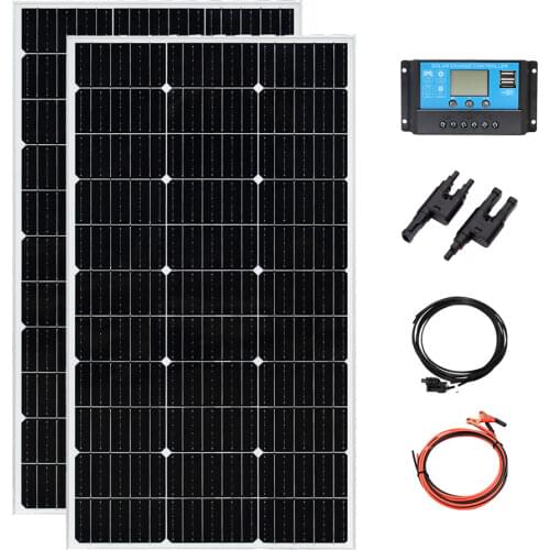 Solar panel solar cell 40W 50W 60W 100w 18V to charge 12V lithium battery or lead-acid battery