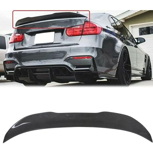 PSM Style Rear Lip Spoiler For BMW 3 Series F30 F80 MPS Style Glossy Black Color Performance Trunk Boot Spoiler