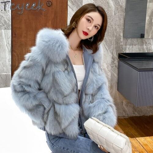 Шубы из лисы Tcyeek China At AliExpress