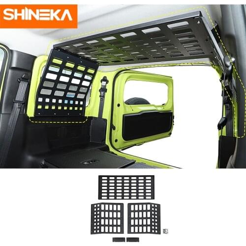 SHINEKA Rear Racks For Suzuki Jimny 2019+ Car Trunk Expansion Rack Storage Shelf Accessories For Suzuki Jimny 2019-2020