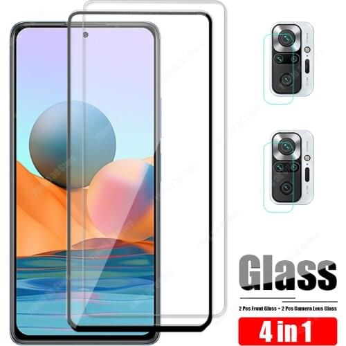 Screen Protector Glass For Xiaomi Redmi Note 10 Pro Max Camera Protective Glass On Xaomi Redmi Note 10S Note10 S Protection Film