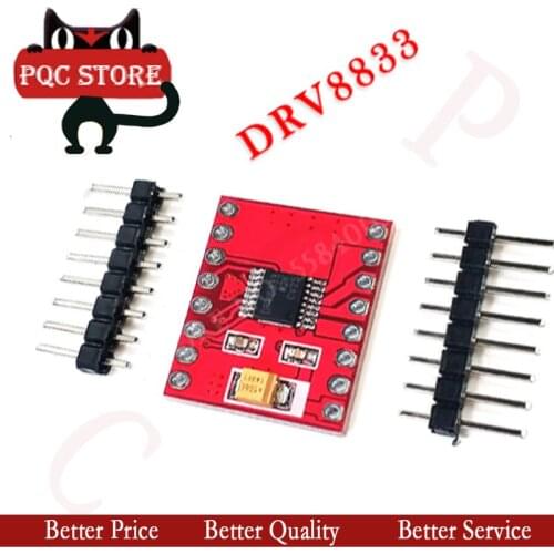 1pcs DRV8833 Dual Motor Driver 1A TB6612FNG for Arduino Microcontroller Better than L298N TB6612