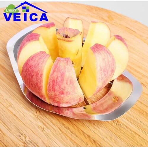1pc High Quality Apple Stainless Steel Fruit Slicer Multi-function Stainless Steel Shredders Slicers Cut The Apple Device