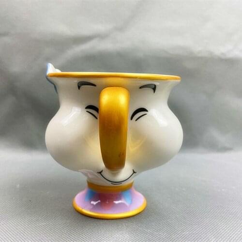 300ml Disney Beauty Archie Cup Teapot Mrs. Mug Hand-painted Ceramic Cup Birthday Gifts Mugs Cute Coffee Mugs and Cups