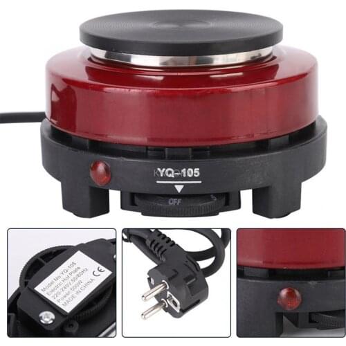 500W Mini Electric Stove Hot Plate Powered Cup Warmer Heater Pad 220V Hot Plate Coffee Tea Milk Mug EU Plug Household Office