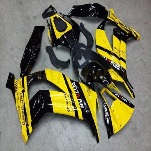 ABS Plastic Bodywork Set fairing for ZX 10R 2011 2012 2013 ZX10R Injection mold Full fairing kits yellow motorcycle ZX-10R
