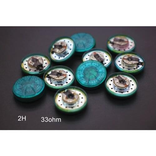 1pcs) 15.4MM Fengda large solder unit 2H 3H 9H Driver transparent cover case diy Earbuds accessories