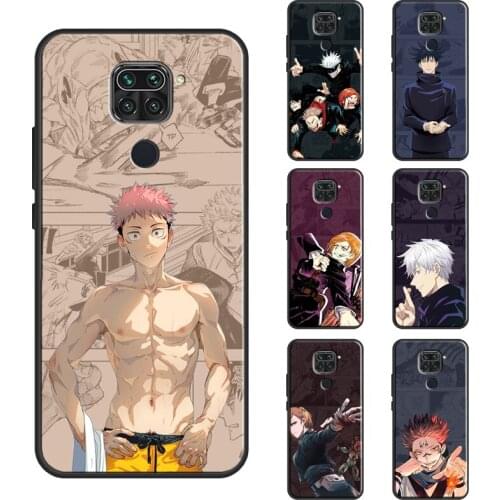Nobara Sukuna Itadori Jujutsu Kaisen Case For Xiaomi Redmi Note 10 Pro Note 9 Pro 7 8 9S 8T Cover For Redmi 9T 9A 9C K40 7A 8A
