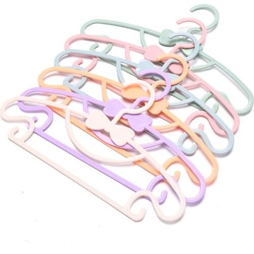 5PCS Children Hanger Baby PP Clothes Hangers Organizer Windproof Seamless Child Pants Drying Rack Wardrobe Storage