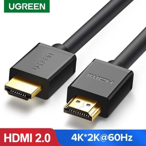 Ugreen High Speed 4K/60Hz HDMI-compatible Cable for Xiaomi Mi Box PS4 Splitter HDMI-compatible Switch Cable 3D Gold Plated Port