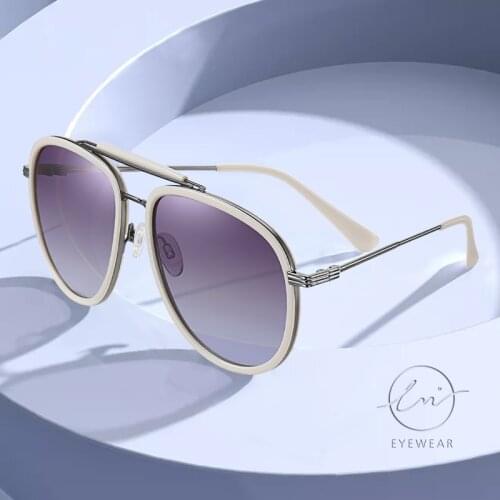 LM New Fashion Big Frame Polarized Sunglasses Men Driving Glasses for Women High Quality Retro Sun Glasses Shades UV400 Gafas