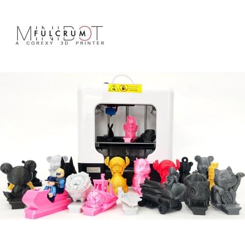 Original MINI 3D Printer Educational Household FULCRUM MINIBOT 3D Printer/ for Filament PLA 1.75mm/ from RUSSIA