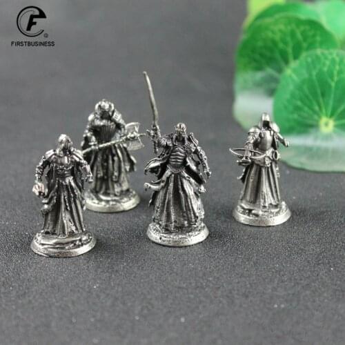 Middle Ages Legion Wraith Soliders Model Toy Figurines Miniatures Pure Copper Men Gifts Desktop Ornament Decoration Crafts Metal