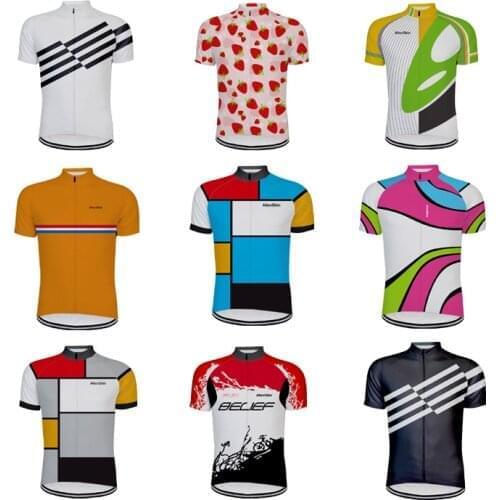 2021 NEW Bright red Top Quality Short sleeve cycling jersey pro team aero cut with Newest Seamless process road mtb