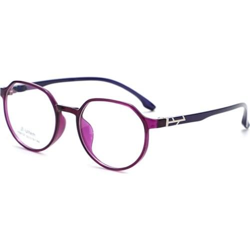 New Plastic Steel Oval Rim Spectacle Frame Mens Light And Tough Comfortable Eyeglasses Ladies Retro Fashionable Myopia Eyewears