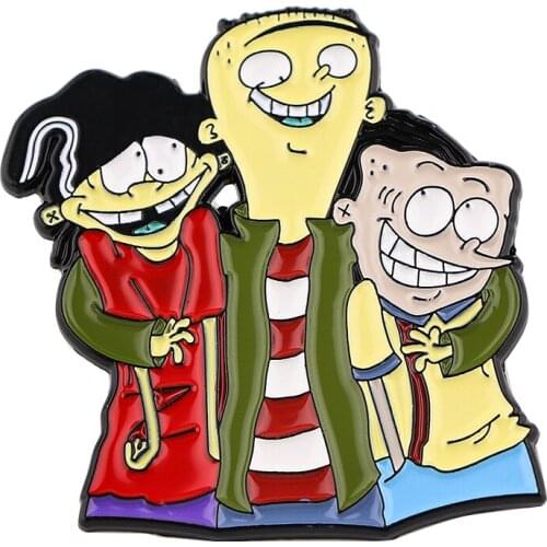 PF1097 90s Anime Figures Cartoons Enamel Pins Badge Brooch Backpack Bag Collar Lapel Decoration Jewelry Gifts for Friends