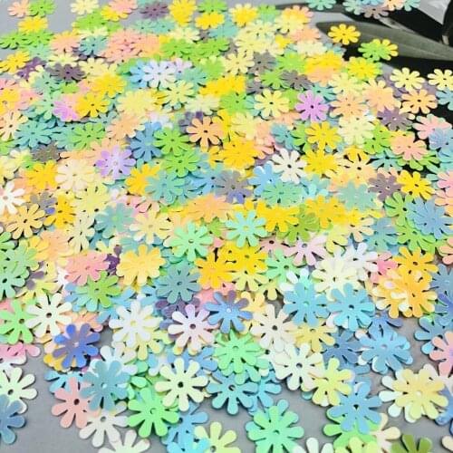 25g Mix Color Flower Sequins DIY Supplies Nails Art Polymer Clear Accessories DIY Sequins scrapbook shakes