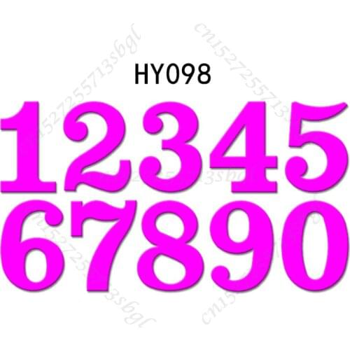 Arabic Numerals Cutting Dies HY098 Wooden Dies Suitable for Common Die Cutting Machines on the Market