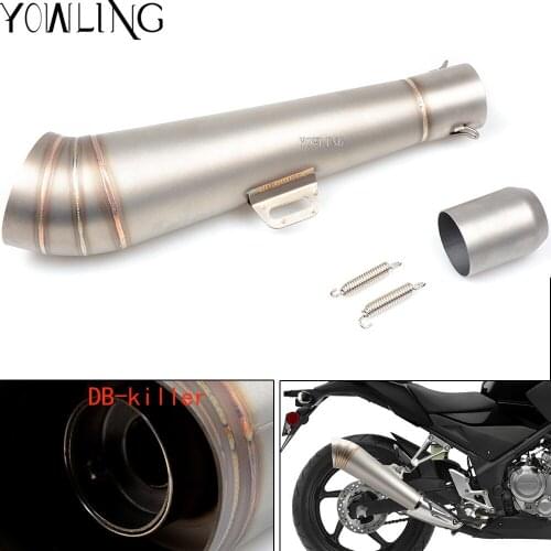Universal Modified Motorcycle Exhaust Muffler with DB Killer Scooter FOR HONDA CBF1000/A CB600F CBF600/SA CBR1000RR cb400