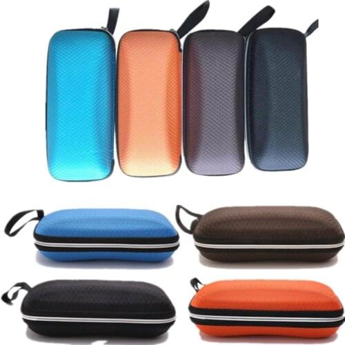 1pcs Reading Eyeglasses Case Hard Zipper Sunglasses Box Travel Pack Fashion Glasses Bag Pouch Portable Storage Bags Accessories