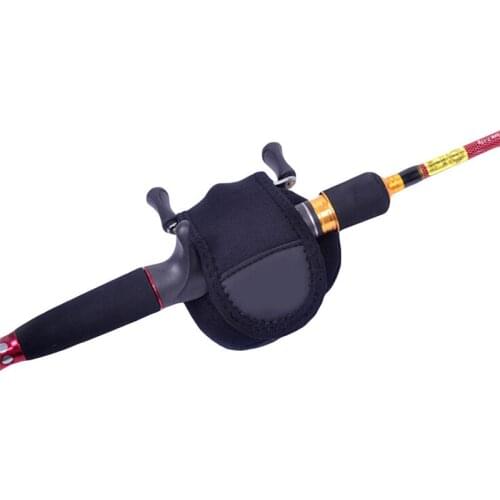 1Pc Portable Black Spinning Fishing Reel bag Baitcast Reel Protective Bags Case Cover Multi-Purpose Holder Pouch Fishing Bags