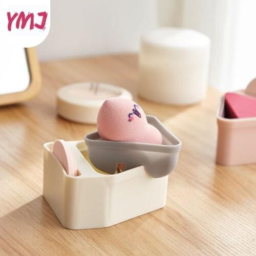 1Pc Powder Puff Drying Holder Carrying Egg Stand Beauty Pad Makeup Sponge Display Rack Cosmetic Sponge Box Drying Stand Holder
