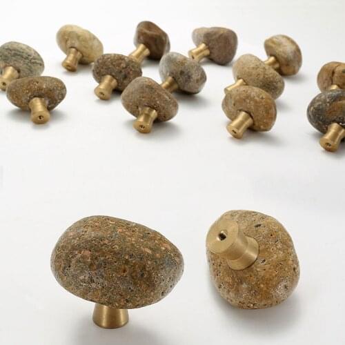 1pc Irregular Natural Stone Cabinet Knobs Individual Dresser Pulls Kitchen Handle Drawer Knobs Furniture Handle Hardware