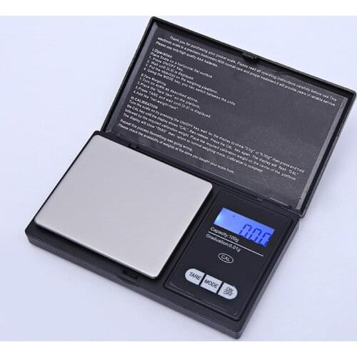 100 G / 0.01 G Electronic LED Luminous Pocket Electronic Scale High Precision Jewelry Gold Gram Weight Scale Balance Drop Ship