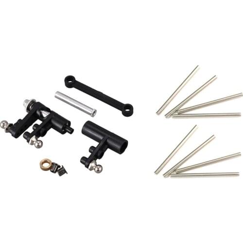 2 Set RC Car Part: 1 Pcs Steering Group a Group B Link & 1 Set Swing Arm Shaft 144001-1276