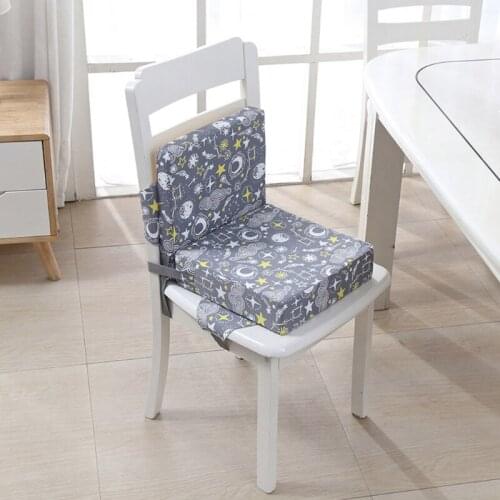2 Pcs/Set Anti-Skid Cartoon Printing Dining Children Cushion Increased Pad Adjustable Removable High Chair Booster 69HE