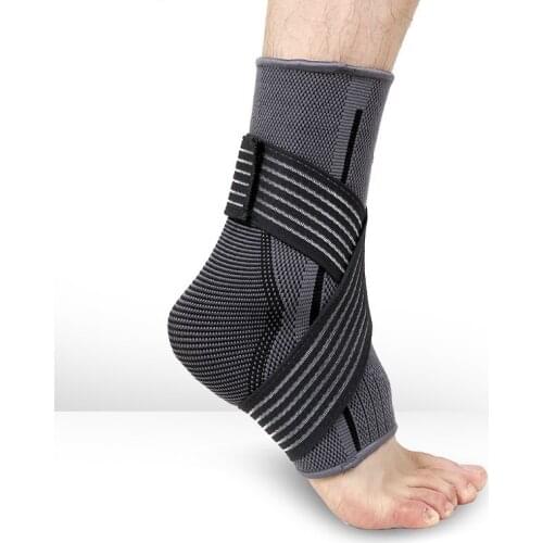 2PCS Protective Football Ankle Support Basketball Ankle Brace Compression Nylon Strap Belt Ankle Protector