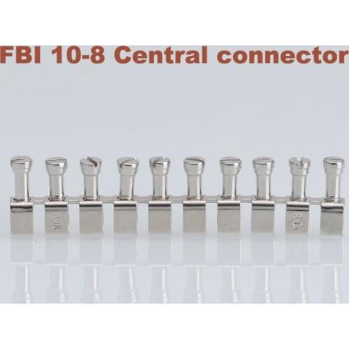 FBI 10-8 Central Connectors short circuit center connection strip for UK-6N Din Rail Terminal Block bornier Accessories FBI-10-8