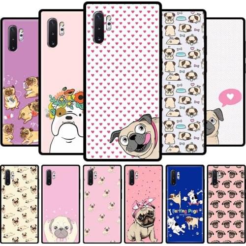 Pug Dog French Bulldog Phone Case for Samsung Galaxy S20 FE S21 Ultra 5G S10 Lite S10e S9 S8 Plus S7 Edge Soft TPU Cover Coque