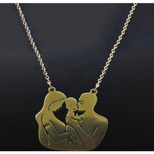Dancing bear Baby Necklaces