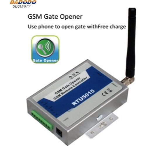 GSM Wireless Remote opener GSM remote controller for door opener alarm system RTU5015 Barrier Shutter Garage Door gate opener