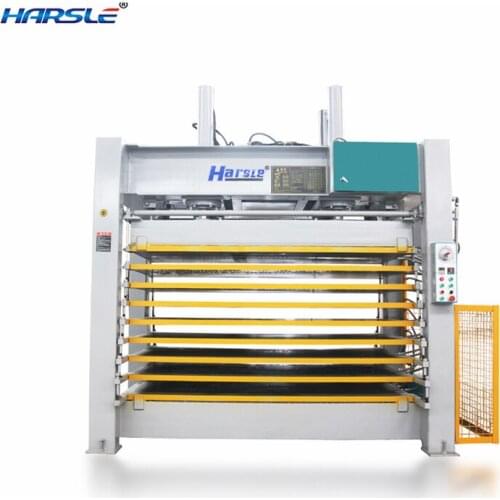 HARSLE Popular and Hot Sale Steel Sheet Door Hot Press Machine