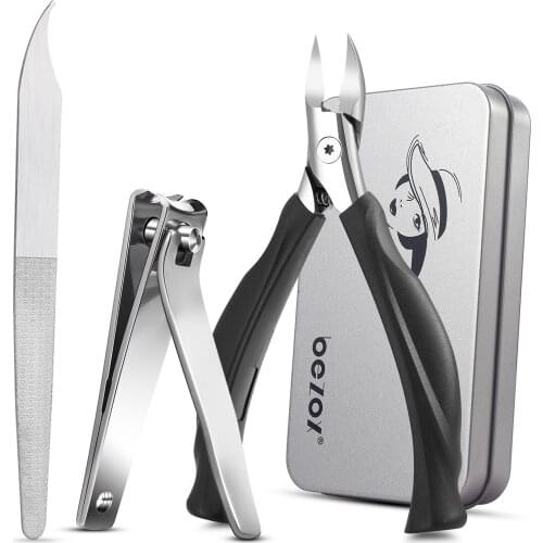 3 in Value Pack Nail Clippers Nail File Professional Nail Care Tools