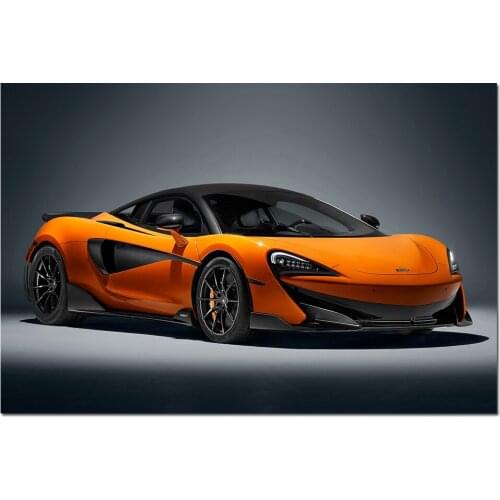 McLaren 600LT Supercar Photo Wall Art Poster Canvas Painting Art Print Wall Pictures for Living Room Decor