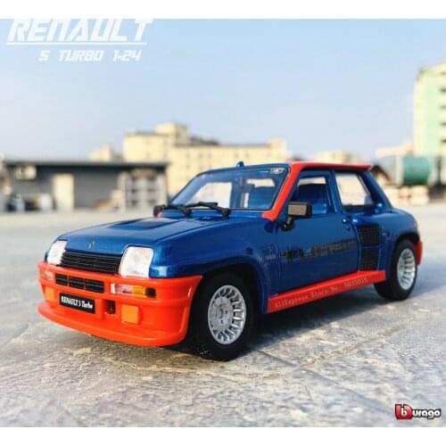 Bburago 1:24 Renault 5 Turbo Speedway simulation alloy car model crafts decoration collection toy tools gift