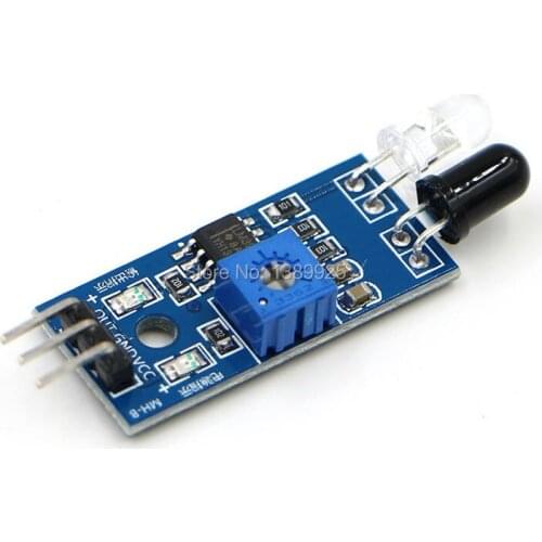 20PCS/LOT IR Infrared Obstacle Avoidance Sensor Module Smart Car Robot 3-wire Reflective Photoelectric New